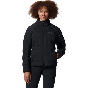 Mountain Hardwear womens Stretchdown High-hip Jacket(Black)
