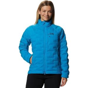 Mountain Hardwear womens Stretchdown High-hip Jacket(Electric Sky)