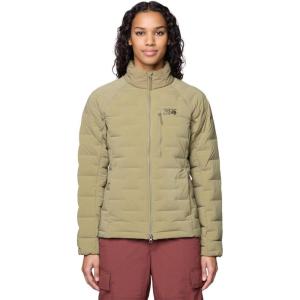 Mountain Hardwear womens Stretchdown High-hip Jacket(Landslide Heather)