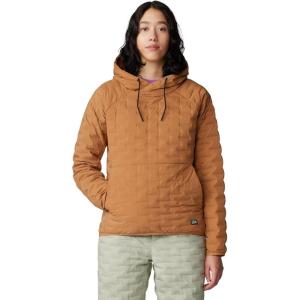 Mountain Hardwear womens Stretchdown Light Pullover Hoody(Copper Clay)