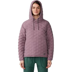 Mountain Hardwear womens Stretchdown Light Pullover Hoody(Dark Daze)