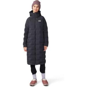 Mountain Hardwear womens Stretchdown Long Parka(Black)