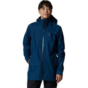 Mountain Hardwear womens Threshold Parka(Dark Caspian)