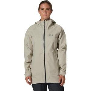 Mountain Hardwear womens Threshold Parka(Oyster Shell)