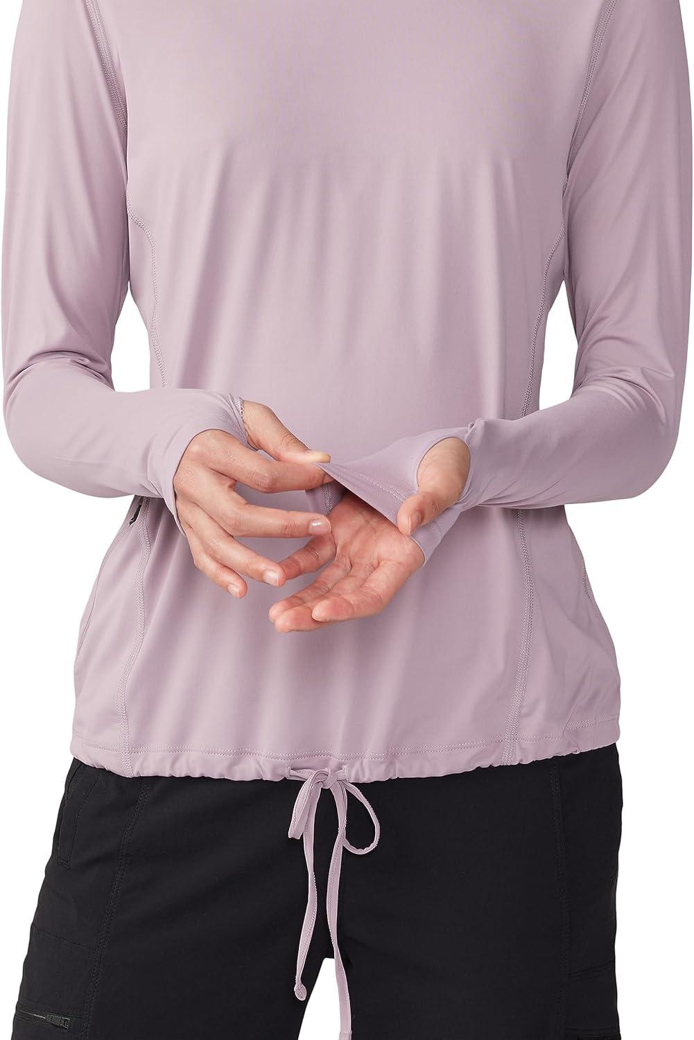 imageMountain Hardwear Womens Crater Lake Long Sleeve Hoody for Hiking Camping Backpacking and Casual WearDaze