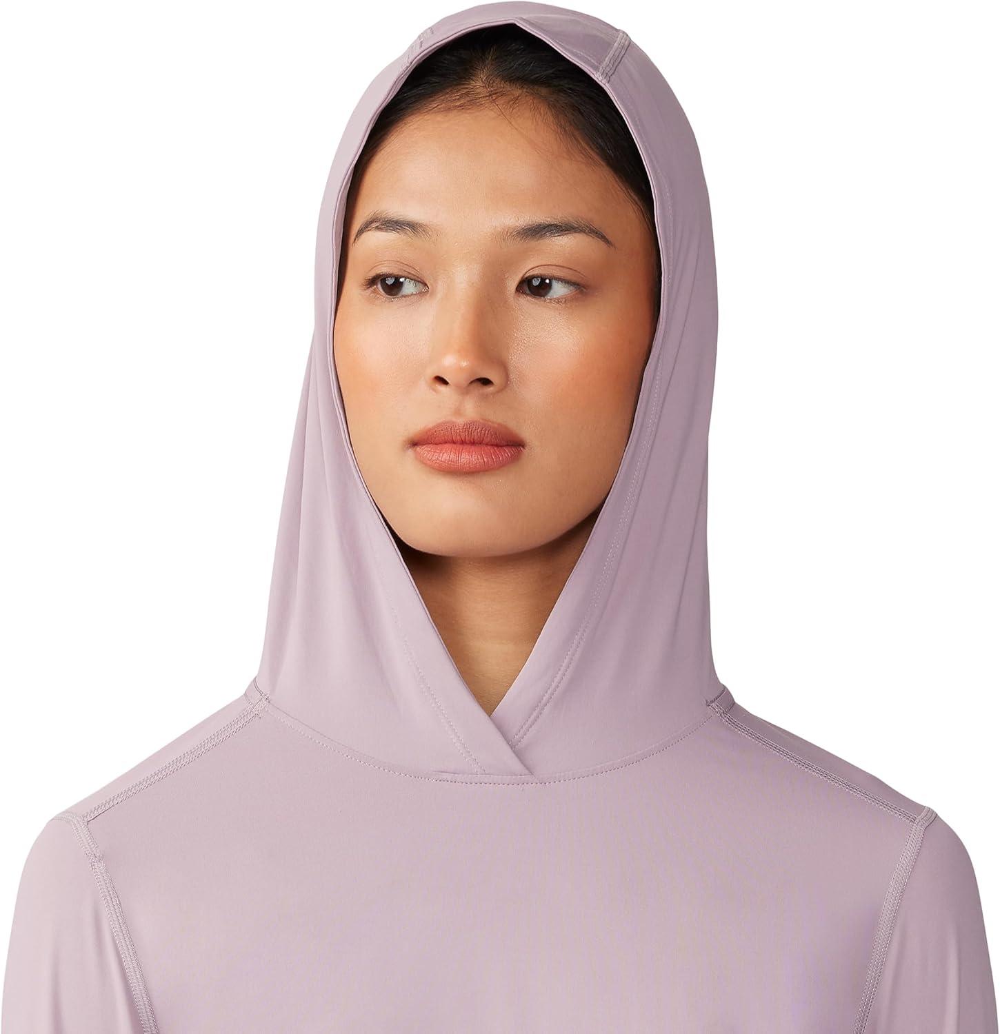 imageMountain Hardwear Womens Crater Lake Long Sleeve Hoody for Hiking Camping Backpacking and Casual WearDaze