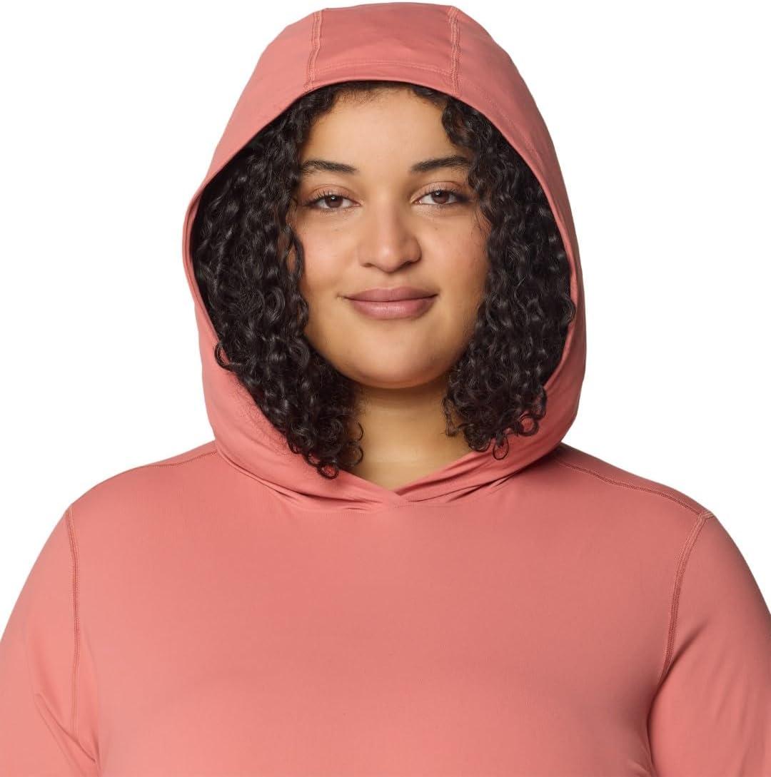 imageMountain Hardwear Womens Crater Lake Long Sleeve Hoody for Hiking Camping Backpacking and Casual WearFleurs