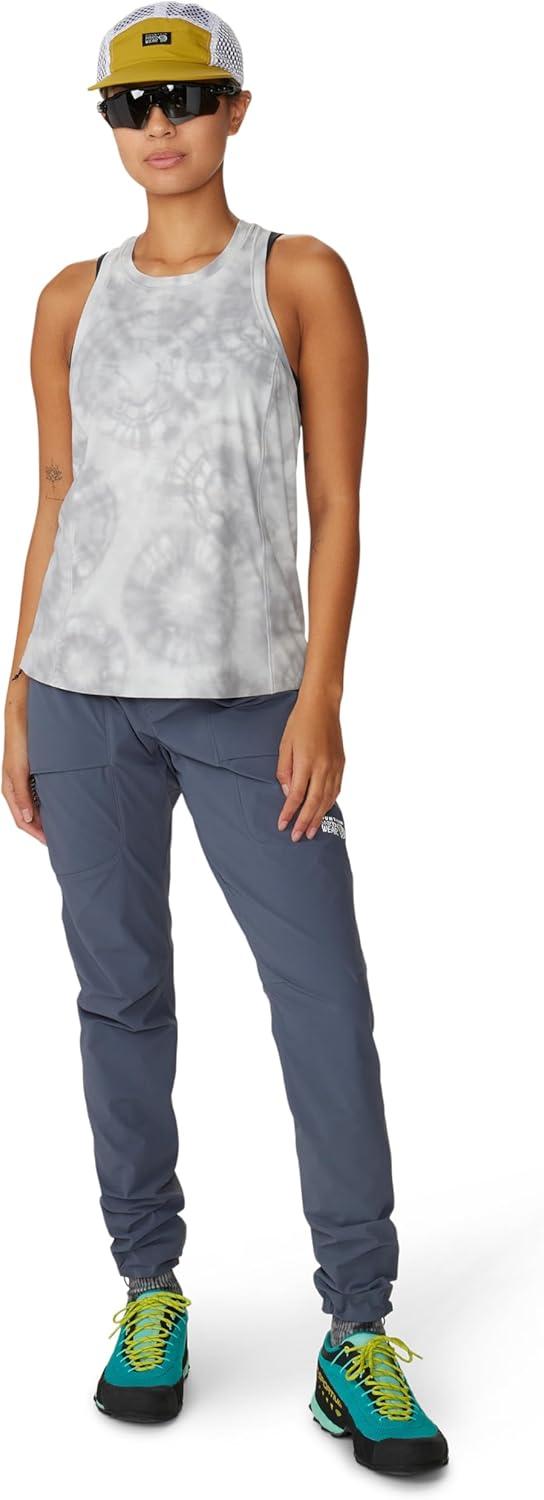 imageMountain Hardwear Womens Crater Lake TankGrey Ice Spore Dye Print