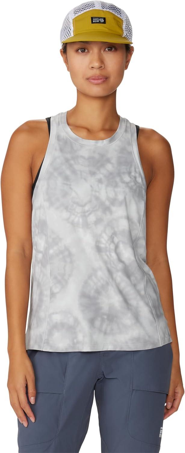 imageMountain Hardwear Womens Crater Lake TankGrey Ice Spore Dye Print