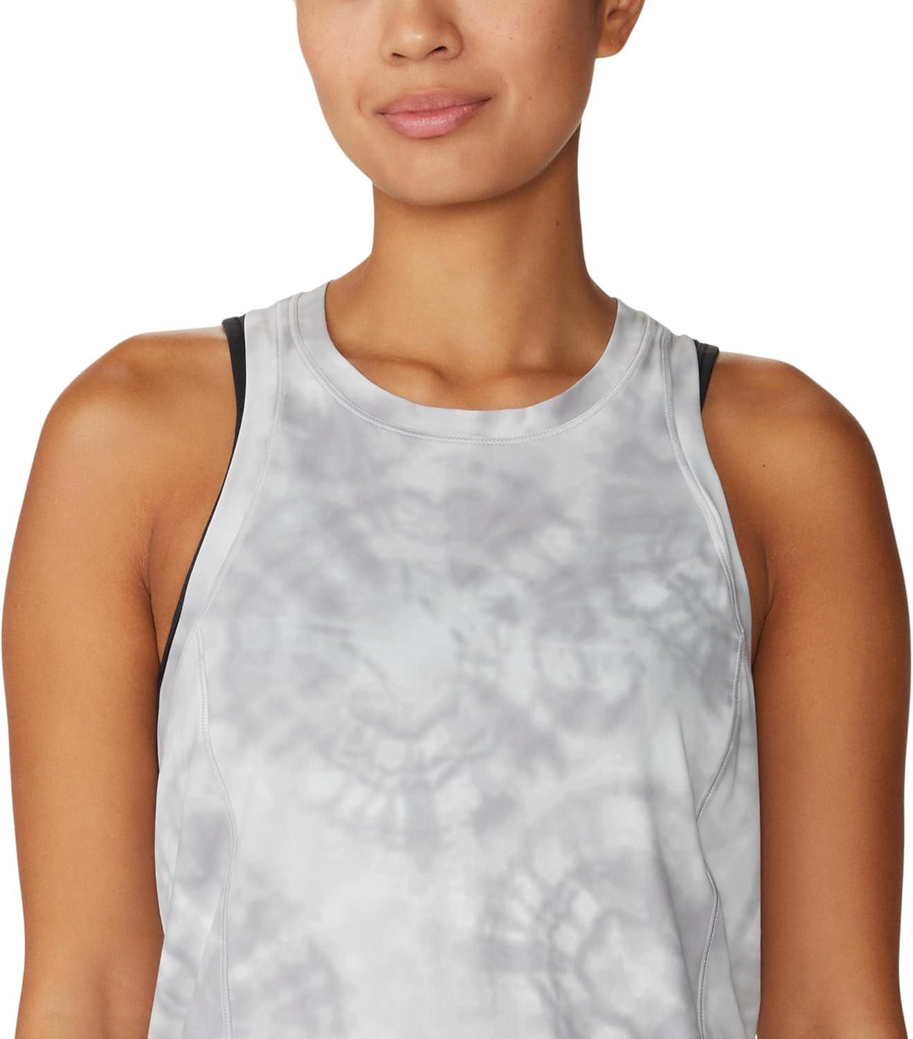 imageMountain Hardwear Womens Crater Lake TankGrey Ice Spore Dye Print