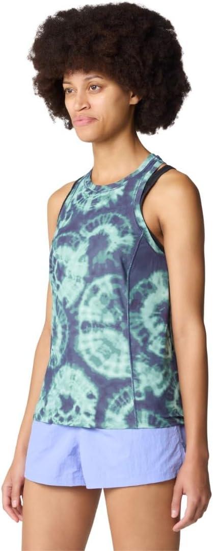 imageMountain Hardwear Womens Crater Lake TankLapis Dusk Spore Dye Print