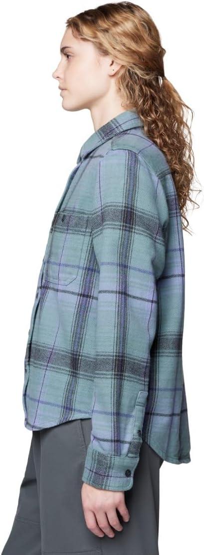 imageMountain Hardwear Womens Plusher Long Sleeve ShirtShirtBlue Sage Wyoming Plaid