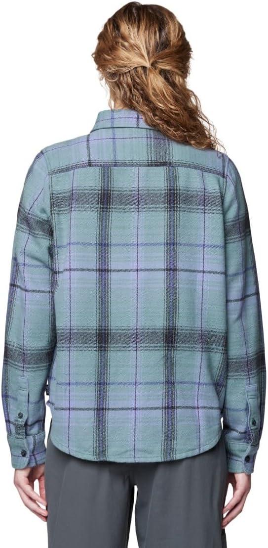 imageMountain Hardwear Womens Plusher Long Sleeve ShirtShirtBlue Sage Wyoming Plaid
