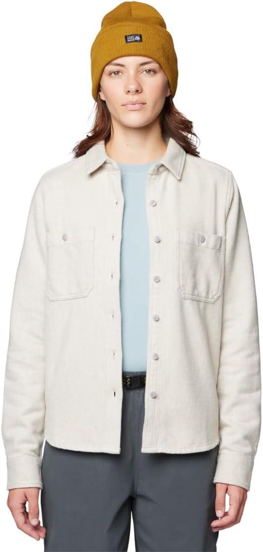 imageMountain Hardwear Womens Plusher Long Sleeve ShirtShirtStone Heather