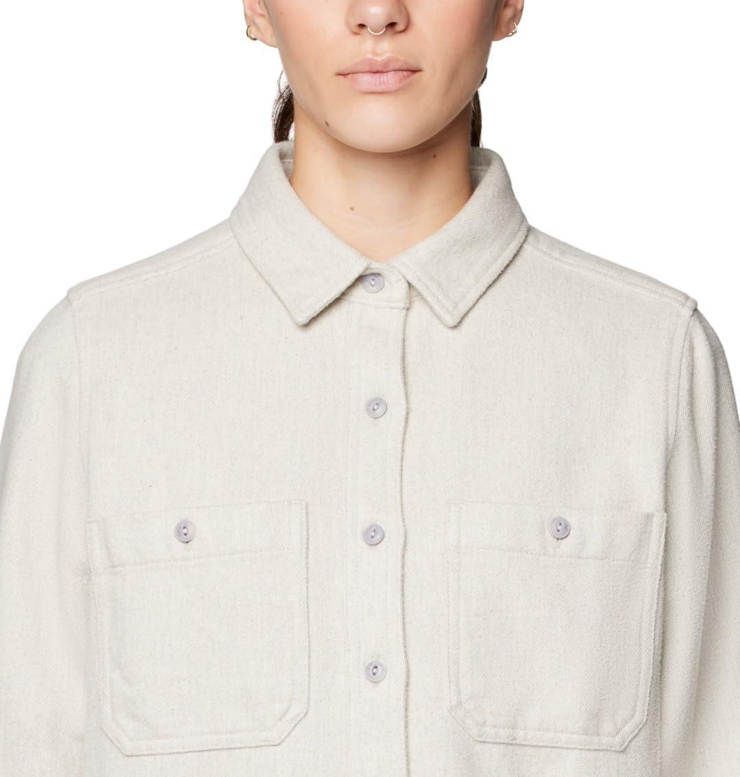 imageMountain Hardwear Womens Plusher Long Sleeve ShirtShirtStone Heather