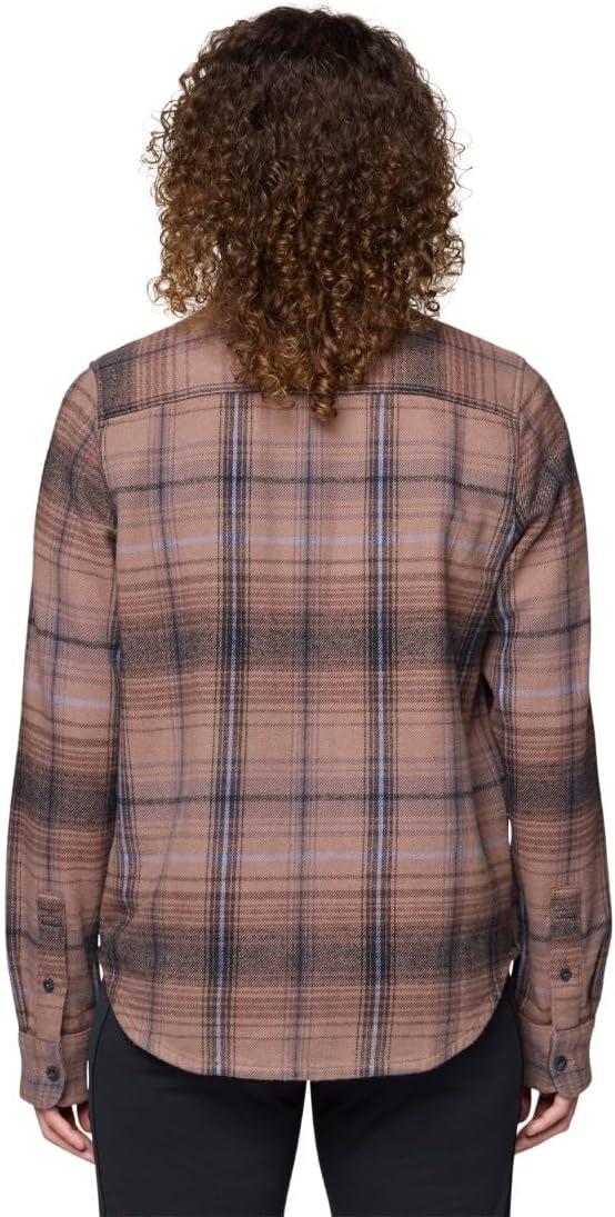 imageMountain Hardwear Womens Plusher Long Sleeve ShirtShirtWild Taupe Wyoming Plaid