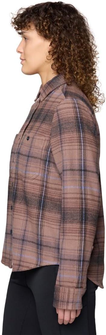 imageMountain Hardwear Womens Plusher Long Sleeve ShirtShirtWild Taupe Wyoming Plaid