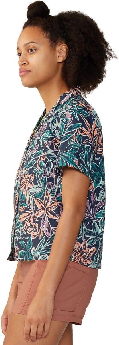 imageMountain Hardwear Womens Trail Sender Short SleeveDark Zinc Floral Print