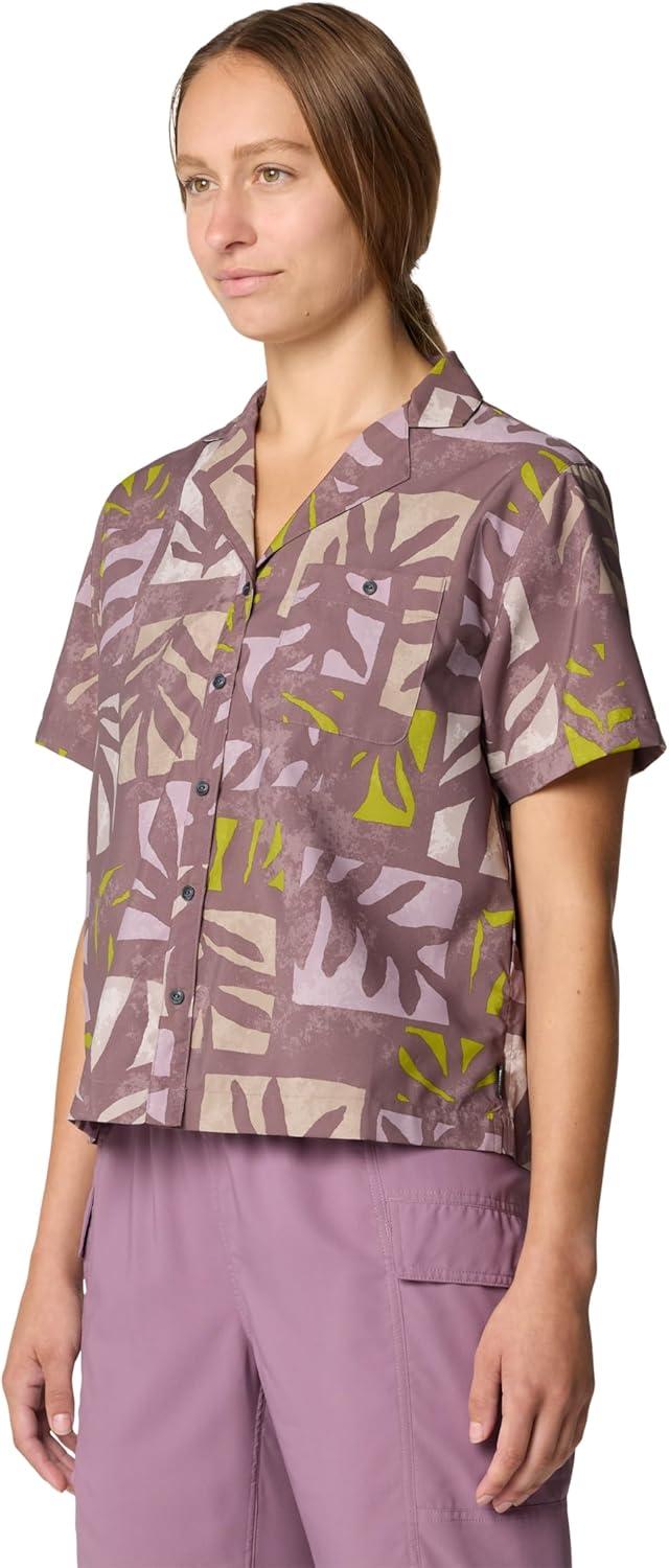 imageMountain Hardwear Womens Trail Sender Short SleeveWarm Ash Meadows Print