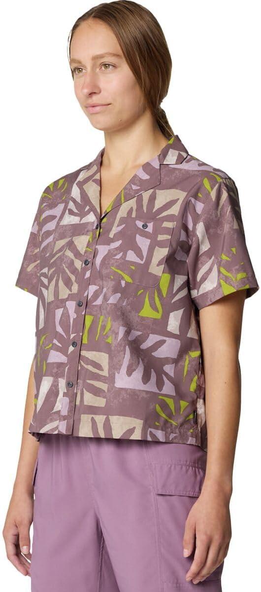 imageMountain Hardwear Womens Trail Sender Short SleeveWarm Ash Meadows Print