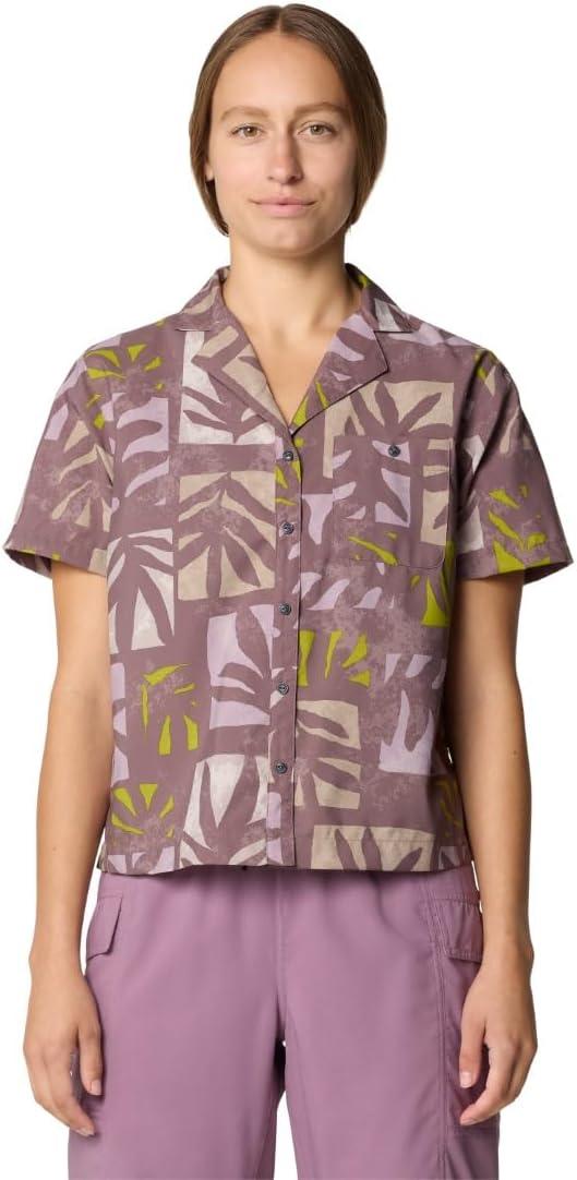 imageMountain Hardwear Womens Trail Sender Short SleeveWarm Ash Meadows Print