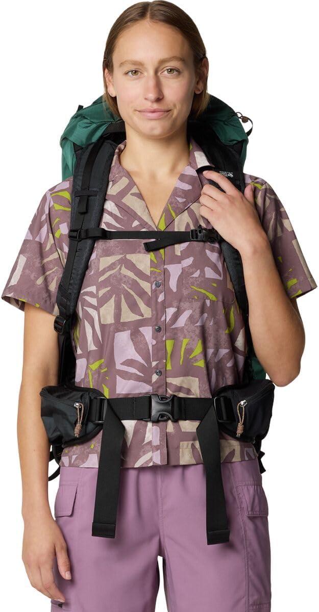 imageMountain Hardwear Womens Trail Sender Short SleeveWarm Ash Meadows Print