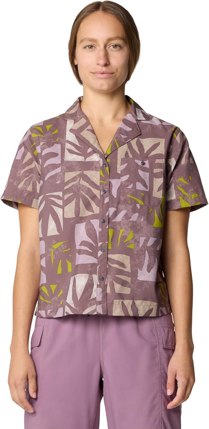 imageMountain Hardwear Womens Trail Sender Short SleeveWarm Ash Meadows Print