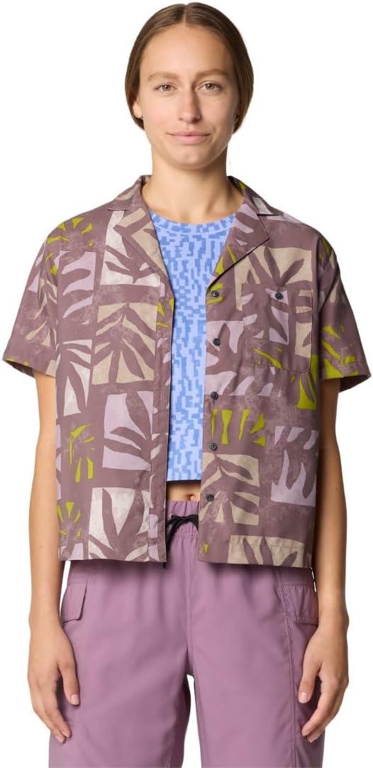imageMountain Hardwear Womens Trail Sender Short SleeveWarm Ash Meadows Print