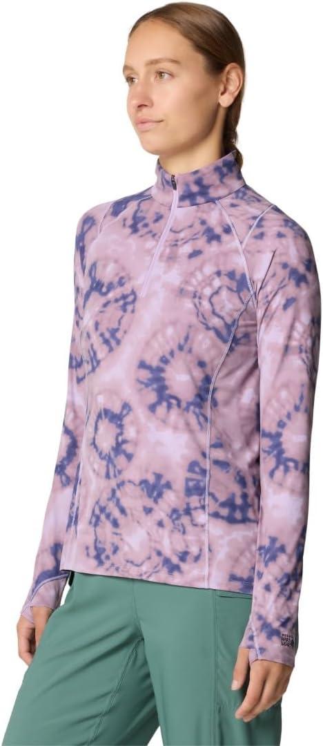 imageMountain Hardwear womens Crater Lake 12 ZipWisteria Spore Dye Print