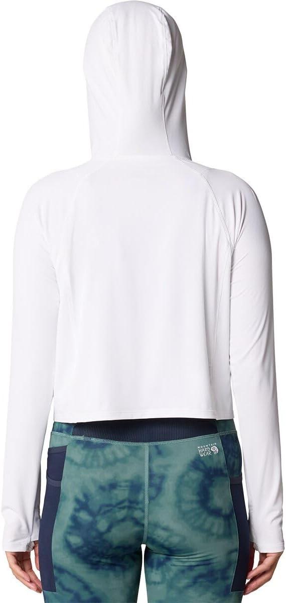 imageMountain Hardwear womens Crater Lake Crop ZipShirtFogbank