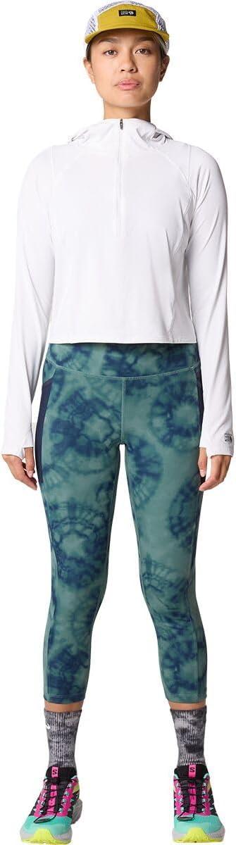 imageMountain Hardwear womens Crater Lake Crop ZipShirtFogbank