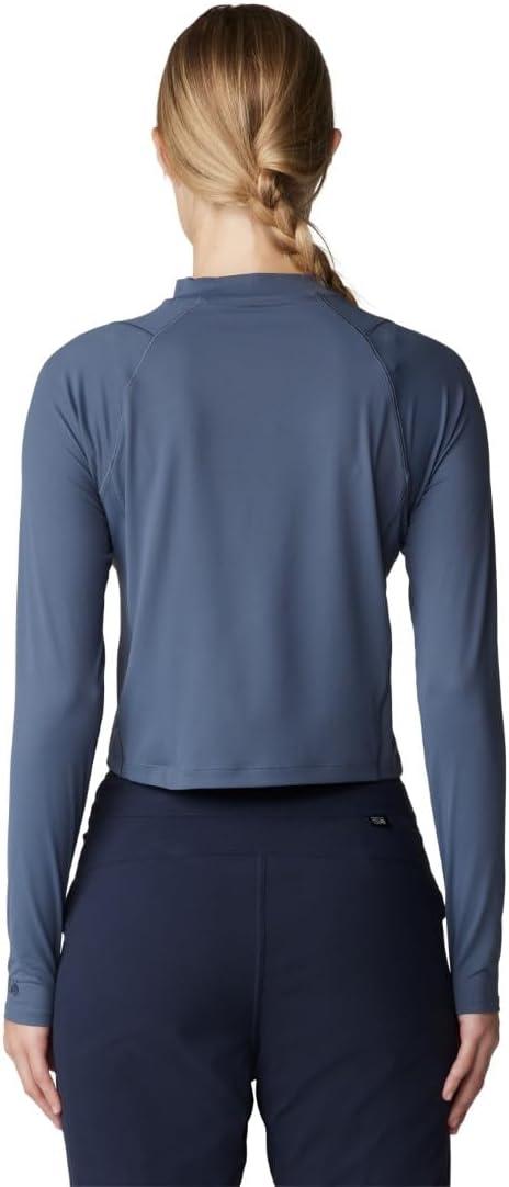 imageMountain Hardwear womens Crater Lake Long Sleeve CropBlue Slate