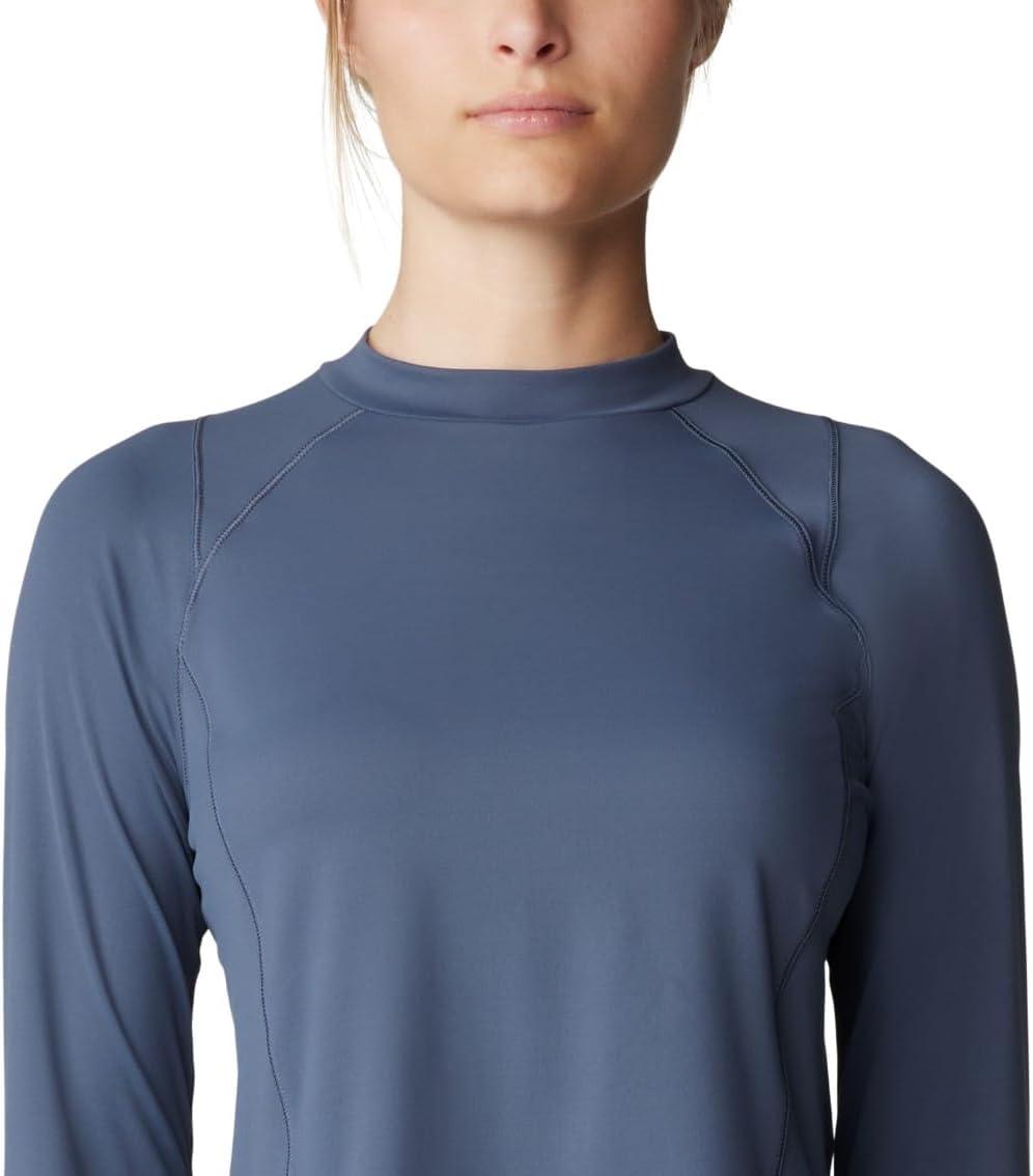 imageMountain Hardwear womens Crater Lake Long Sleeve CropBlue Slate