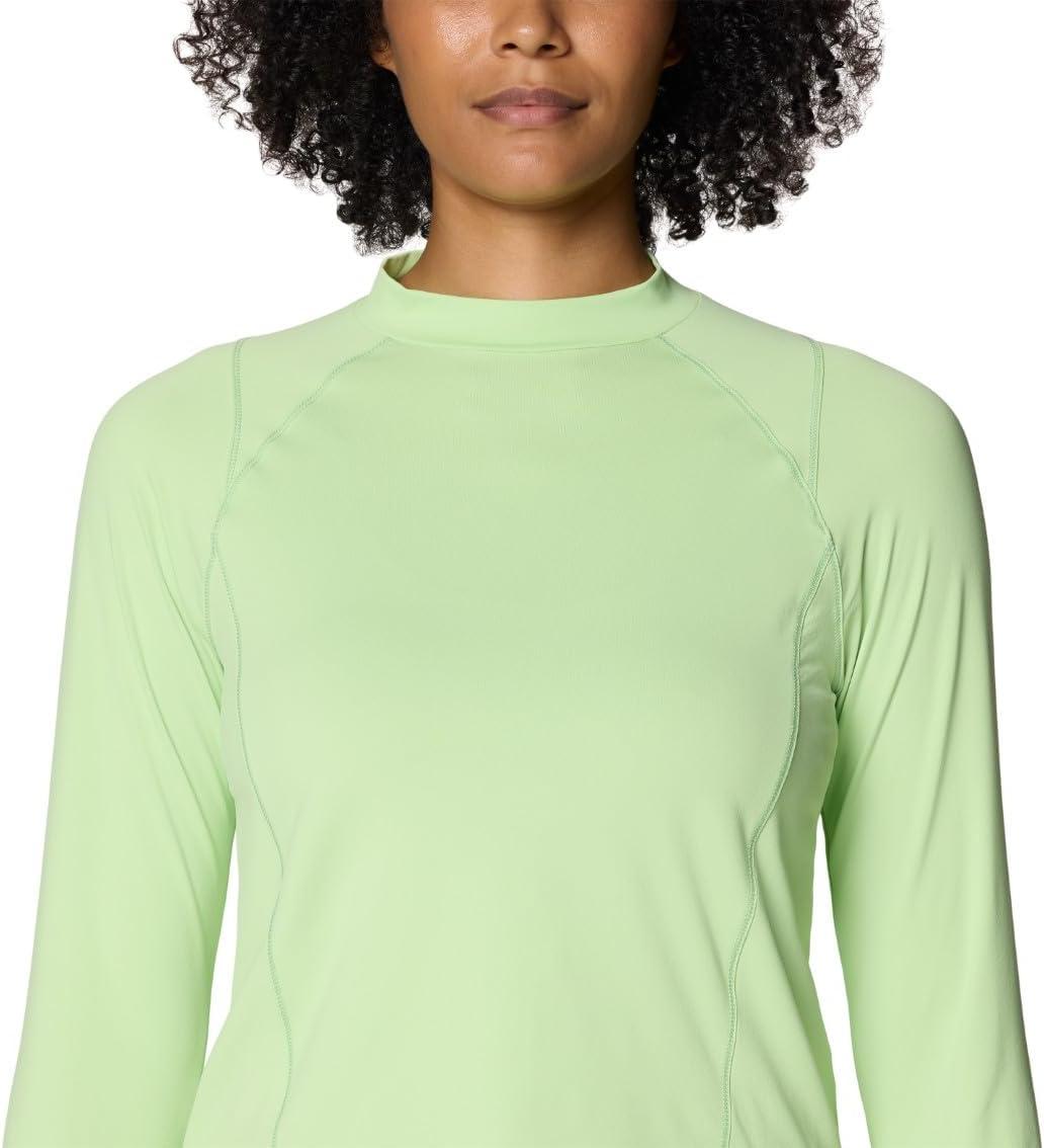 imageMountain Hardwear womens Crater Lake Long Sleeve CropFrozen in Lime