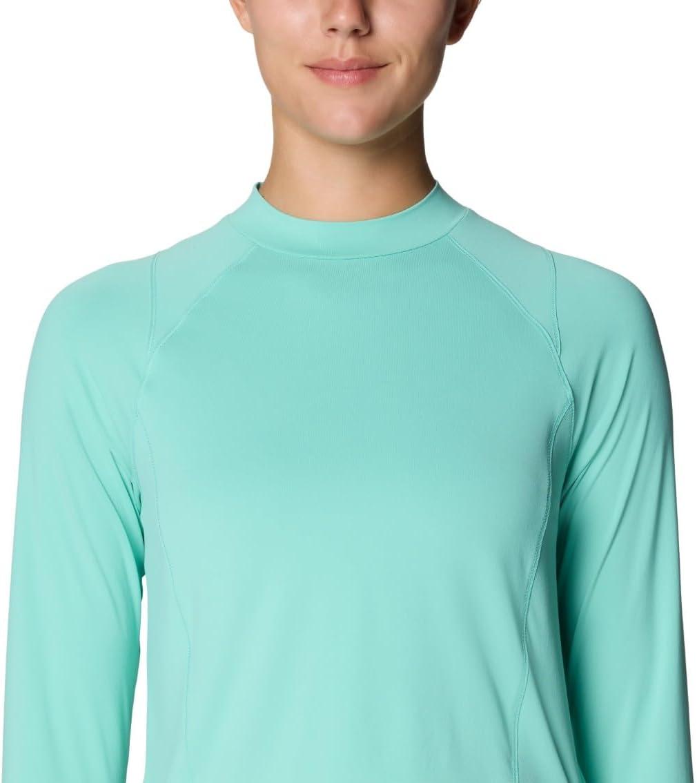 imageMountain Hardwear womens Crater Lake Long Sleeve CropIcy Teal