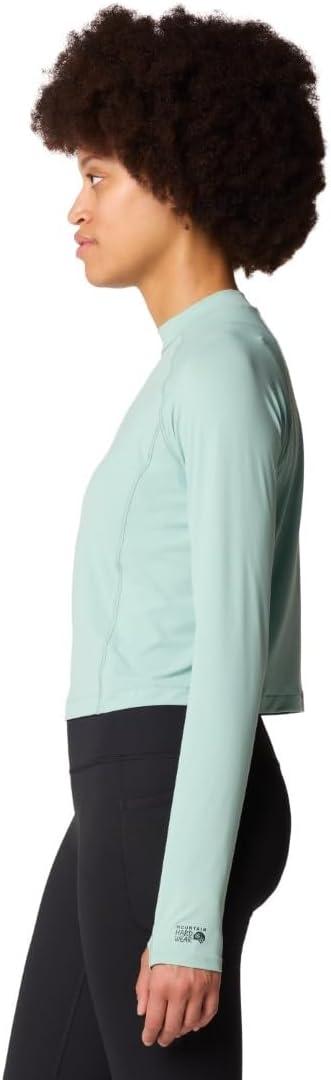 imageMountain Hardwear womens Crater Lake Long Sleeve CropMineral Spring