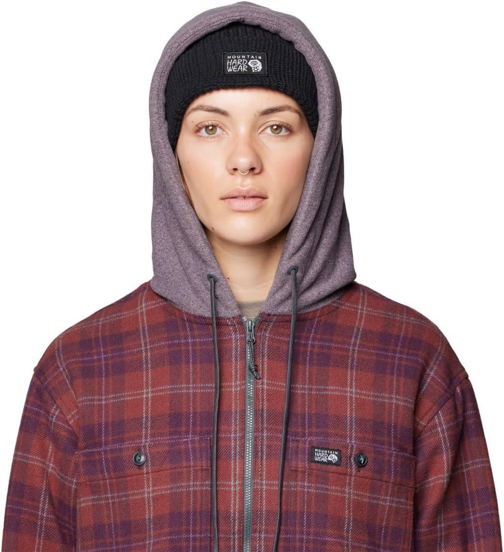 imageMountain Hardwear womens Plusher Microchill Lined ShacketBlackberry Tartan Plaid