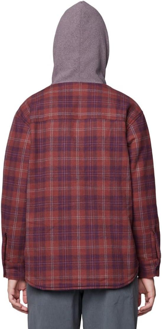 imageMountain Hardwear womens Plusher Microchill Lined ShacketBlackberry Tartan Plaid