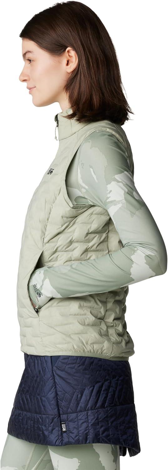 imageMountain Hardwear womens Stretchdown Light VestWhite Sage New 2024