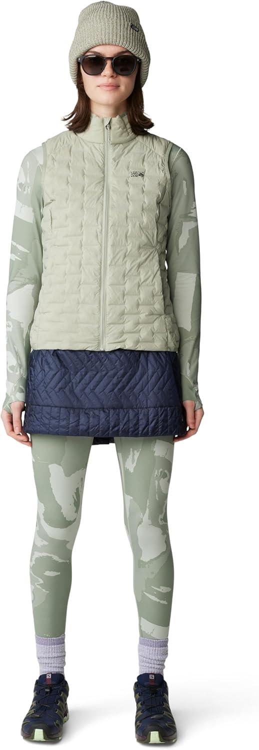 imageMountain Hardwear womens Stretchdown Light VestWhite Sage New 2024