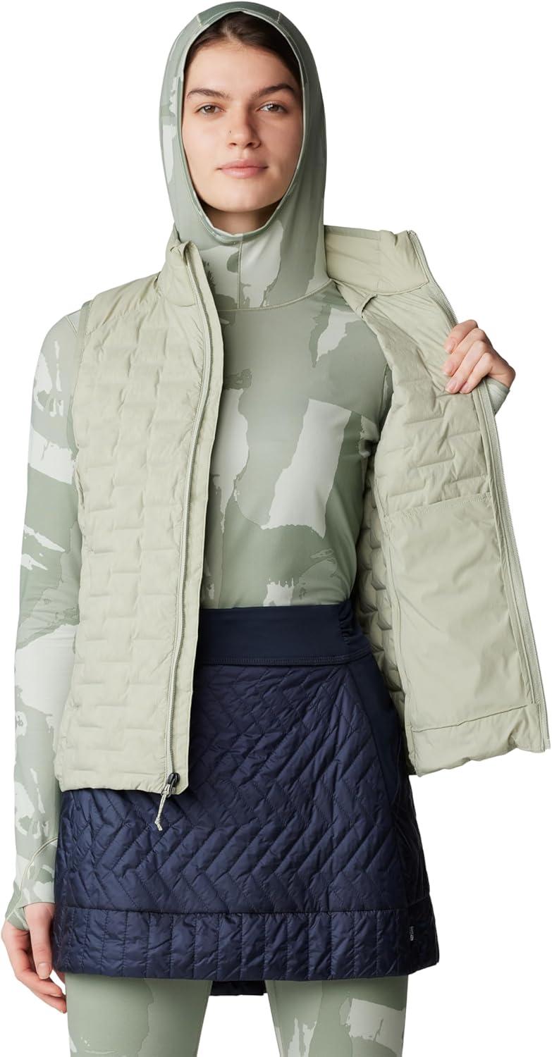 imageMountain Hardwear womens Stretchdown Light VestWhite Sage New 2024