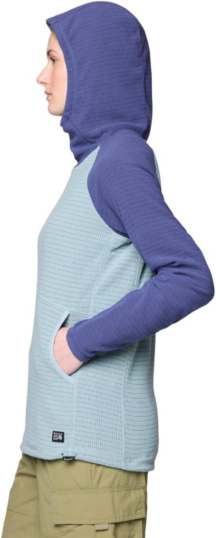 imageMountain Hardwear womens Summit Grid Tunic HoodyIce Shadow Lapis Dusk