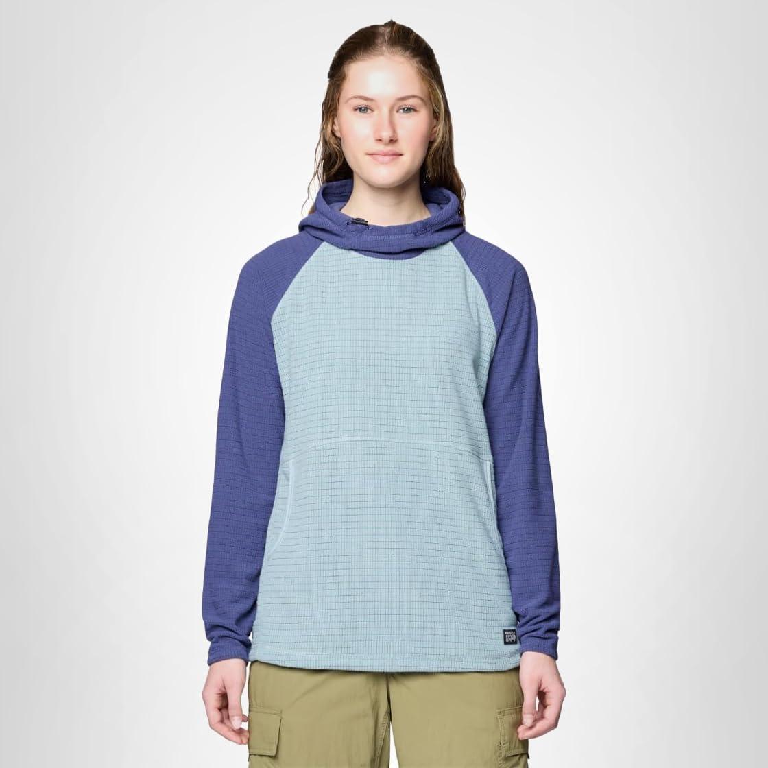 imageMountain Hardwear womens Summit Grid Tunic HoodyIce Shadow Lapis Dusk
