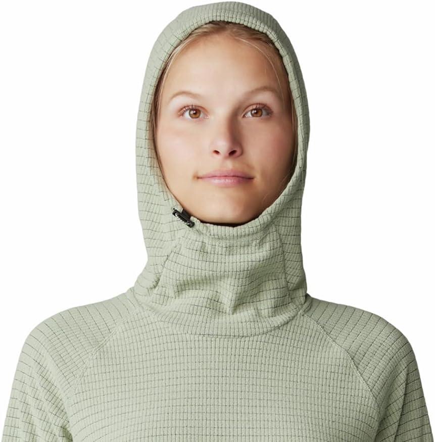 imageMountain Hardwear womens Summit Grid Tunic HoodyWhite Sage