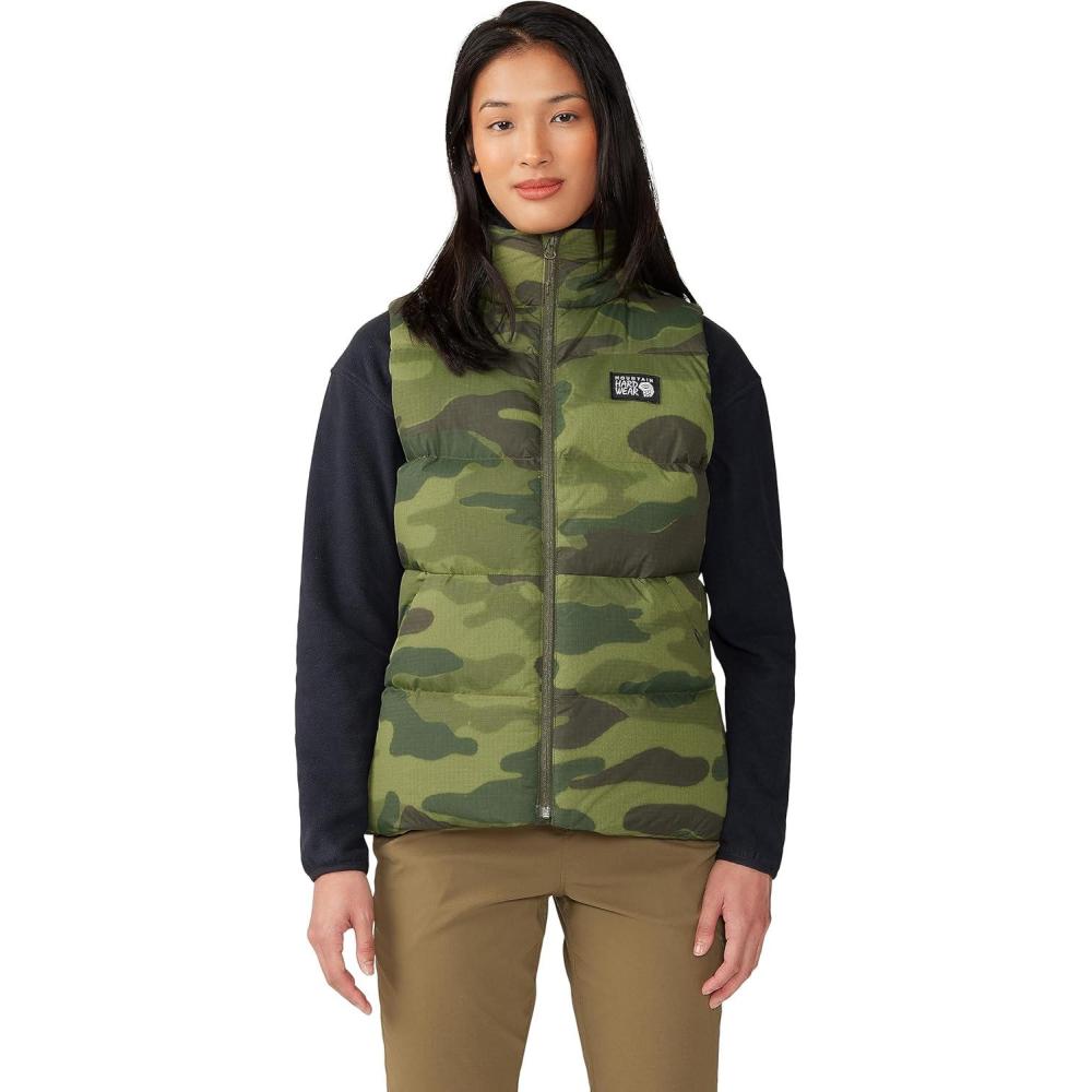 imageMountain Hardwear womens Nevadan Down VestDark Pine Camo Print