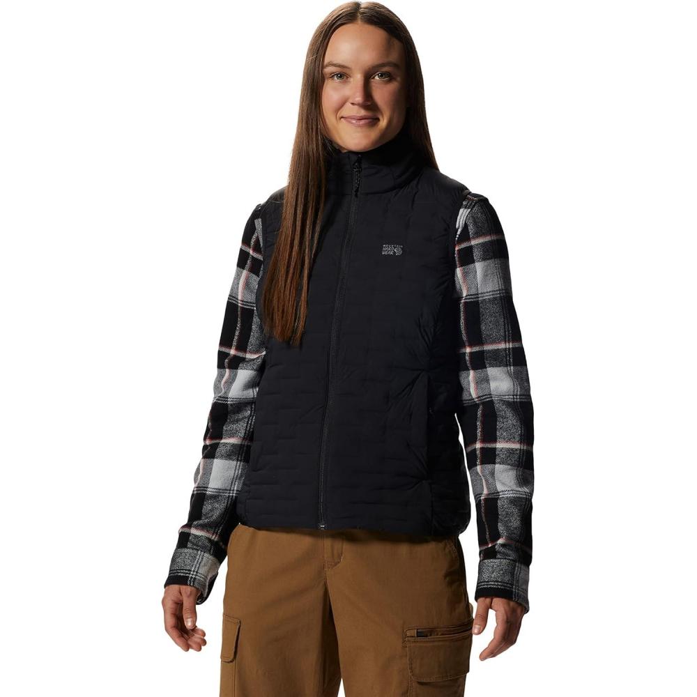 imageMountain Hardwear womens Stretchdown Light VestBlack  New 2024