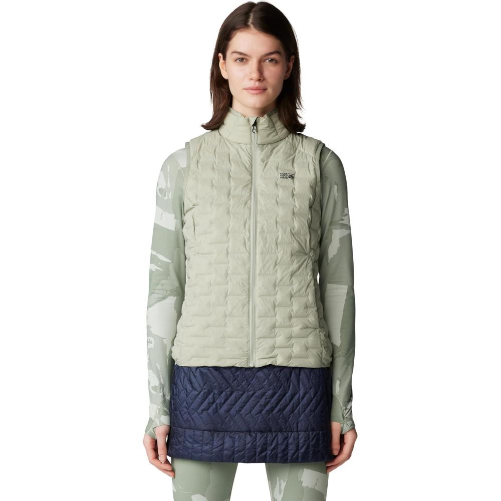 imageMountain Hardwear womens Stretchdown Light VestWhite Sage New 2024