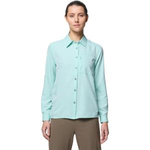 Mountain Hardwear Womens Canyon Long Sleeve(Icy Teal)