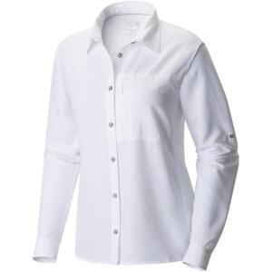 Mountain Hardwear Womens Canyon Long Sleeve(White)