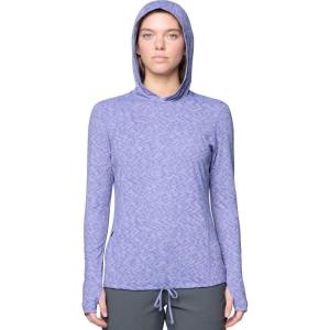 Mountain Hardwear Women’s Crater Lake Long Sleeve Hoody for Hiking, Camping, Backpacking, and Casual Wear(Avid Peaks Print)